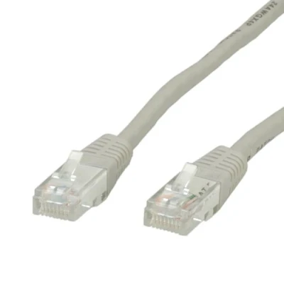 Image de VALUE Cordon LAN Cat 6 Câble réseau UTP Ethernet avec connecteur RJ45 gris 2 m