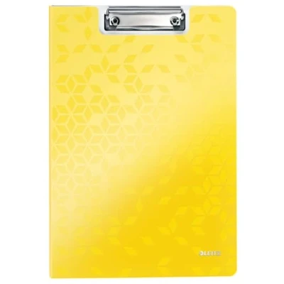 Image de Leitz 41990016 Porte Bloc A4 avec Couverture, Polyfoam Léger, WOW, Jaune