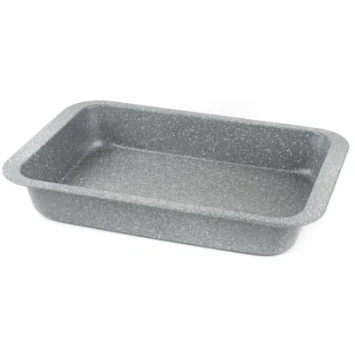 Image de Salter BW02774G Marblestone Moule De Cuisson Carré 36cm à Gâteau, Antiadhésif Plaque Cuisson, Four, Plat Rôtir, Acier au Carbone, Sans PFOA, résistant four jusqu&#039;à 220 degrés