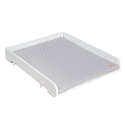 Image de roba Table à Langer avec Matelas Doux Style&#039; Gris argenté, surélévation pour Machine Laver
