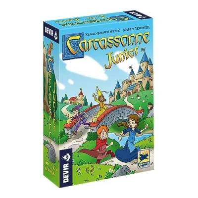 Image de Devir Carcassone Junior, Jeu de société, société en Famille, 4 Ans, Amusant et créatif (BGCARJTR)