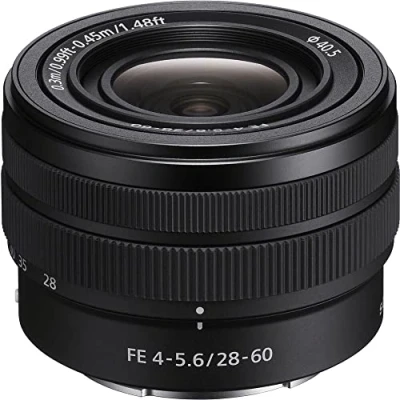 Image de Sony SEL2860 lentille et filtre d&#039;appareil photo MILC/SLR Objectif standard Noir Neuf
