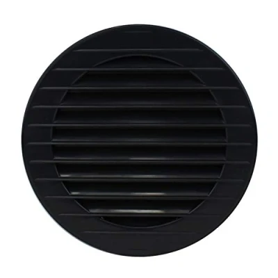 Image de MKK 17969 Grille d&#039;aération extérieure avec moustiquaire Blanc/gris/marron 60, 70, 80, 90, 100, 120, 125, 150 mm, anthracite, Ø 120 mm