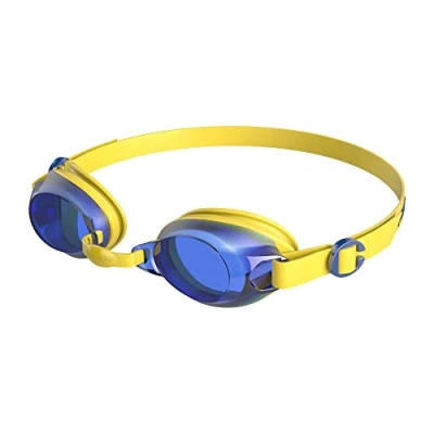 Image de Speedo Child Jet Lunettes de natation Mixte Enfant, Empire Jaune/Neon Bleu, Taille Unique