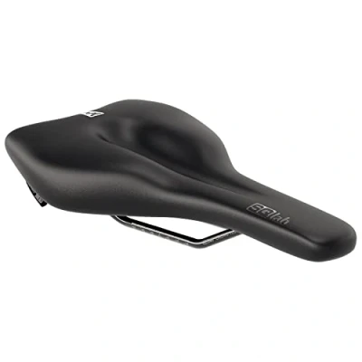 Image de SQlab 610 M D Active Selle de vélo VTC Unisex Adult, Noir, 14 cm