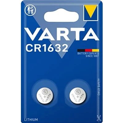 Image de Varta Pack de 2 Piles Électroniques Lithium CR1632