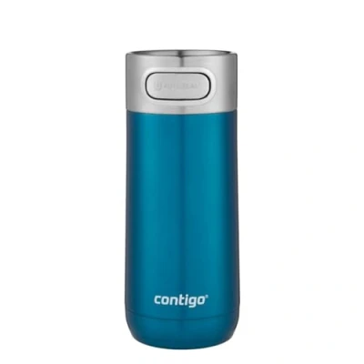 Image de Contigo Luxe Autoseal mug isotherme, thermos café, en acier inoxydable avec isolation Thermalock, bouteille tasse à café couvercle sans BPA facile nettoyery, Biscay Bay, 360 ml