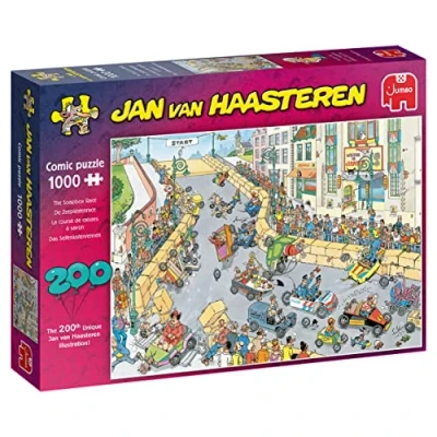 Image de Jumbo JAN VAN Haasteren DE Zeepkistenrace Puzzle pour enfants, Taille: One Size, Multicoloured