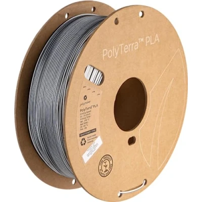 Image de Polymaker Polyterra PLA Dual Color 1.75mm 1kg Shadow Black (White Black)