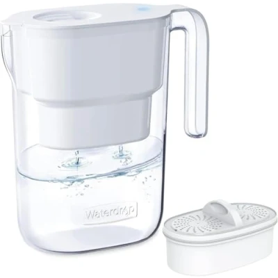 Image de Waterdrop Filtre à Eau Elfin pour Réfrigérateur avec 3 Mois, 2.5L, Réduit le Fluorure, Chlore et Plus Encore, Certifié NSF, Sans BPA, Blanc (Filtre de Remplacement : WD PF 01A Plus)