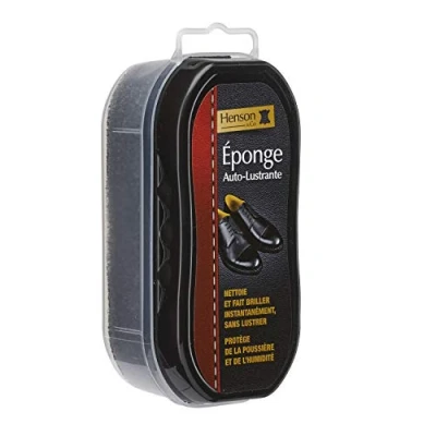 Image de Eponge autolustrante Incolore nettoyage cuir et