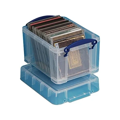 Image de Really Useful Box Boite plastique 3 L transparent incolore, recyclé, couvercle amovible