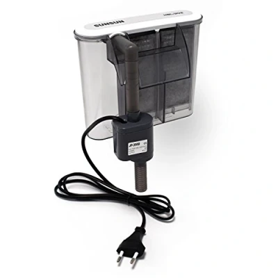 Image de SunSun HBL 302 Filtre Suspendu Hang on Filter 3 W, 410 x 1440 1140 mm, débit 350 l/h, pour Aquariums 20 l