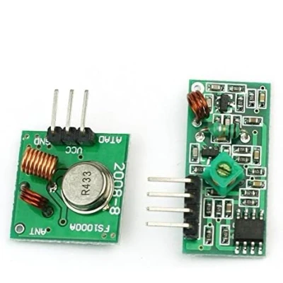 Image de iHaosapce 5X 433MHz RF Wireless Transmitter and Receiver Module Kits for Arduino Raspberry Pi