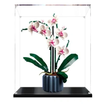 Image de Vitrine Acrylique pour Lego Orchid 10311, Compatible avec 10311 (Modèle Non Inclus) B,2mm