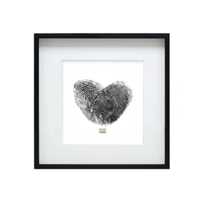 Image de Deknudt Frames S223K2 Cadre Photo Basic avec Passepartout Bois Moulure Haut Noir 30 x