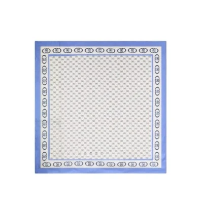 Image de LIU JO ECS Portalogo Foulard, Femme, Taille: One Size, Azzurro