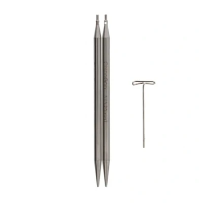 Image de Chiaogoo Twist dentelle (8 cm, 3,25 mm) aiguille avec pointe interchangeable 1 unité