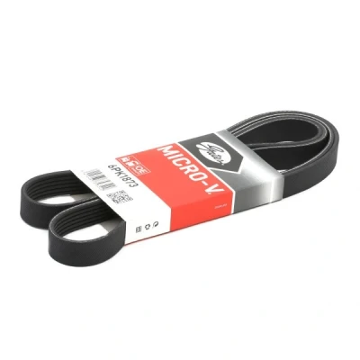 Image de GATES 6PK1873 Courroie Poly V 1873 6 Polyester, EPDM (éthylène propylène diène caoutchouc) RoadMax Value Line BMW: 3 Compact, 1 5 portes, Berline