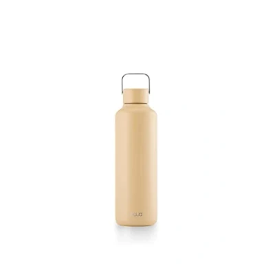 Image de EQUA Timeless Bouteille isotherme à double paroi en acier inoxydable, froide 24 heures ou chaude jusqu&#039;à 12 heures, sans BPA, anti fuite, durable, multifonctionnelle (latte, 600 ml)