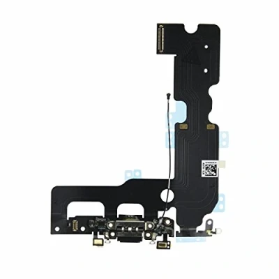 Image de OnlyTech connecteur de Charge pour iPhone 7 Plus Noir Nappe Interne Comprenant Le Charge, Micro et l&#039;antenne GSM Compatible Apple