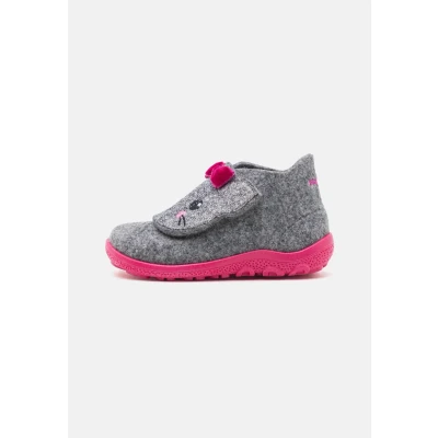 Image de Superfit Happy OCTI Unisex Chaussons pour enfants, Taille: 20, Hellgrau/pink Laine
