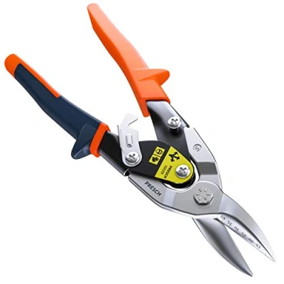 Image de Presch Cisaille Tôle de Coupe Rectiligne Outils Plaquiste pour Découpe les profiles CW, UW, Tôle, etc. multiples usages Pince Aviation