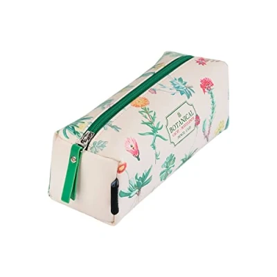Image de Grupo Erik Trousse Botanical Cacti 21 x 7,5 cm Scolaire, Grande à Fermeture Éclair, en Simili Cuir, Maquillage, Fournitures de Bureau