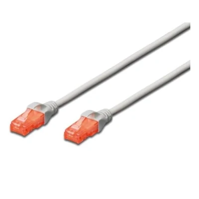 Image de Ewent Câble de réseau Patch Cat 6 U/UTP, aWG 24/7, 2 connecteurs RJ45 Blanc Bianco 3 MT