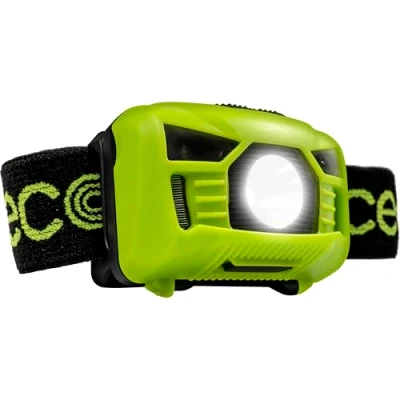 Image de Luceco Lampe Frontale Rechargeable, Torche 150 Lumen Puissante with 5 Modes d’Éclairage pour Pêche, Camping, Randonnée, Cyclisme Vert
