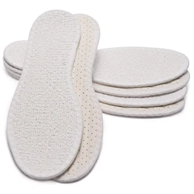 Image de SULPO Lot de 3 paires semelles anti transpiration pour Chaussures d&#039;Enfants odeur pieds nus 100% coton avec amortissement en latex, intérieures contre les odeurs