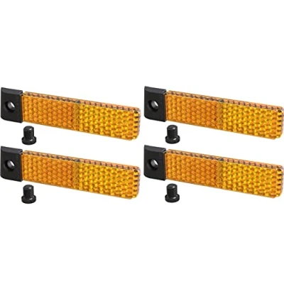 Image de SHIMANO Catadióptricos 4uds. Sm pd69 Accessoires vélo Mixte, Multicolore, Taille Unique