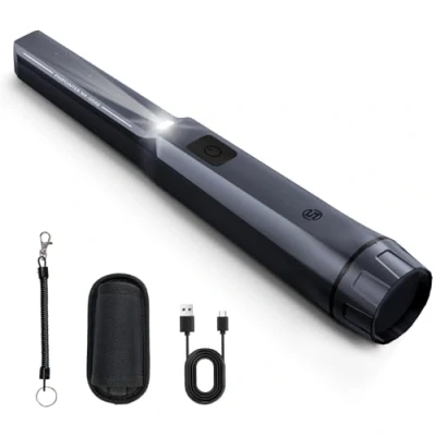 Image de SUNPOW Détecteur Métaux Pinpointer pour Adultes et Enfants, de à Pointes avec Aatterie Li ION Rechargeable, étanche IP68, Puce Améliorée 3 Modes.