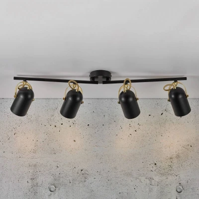 Image de Nordlux Spot pour plafond Lotus avec deux bras, à 4 lampes