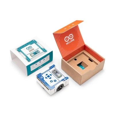 Image de Arduino ALVIK [AKX00066] Robot Officiel Programmable Compatible MicroPython Alimenté Nano ESP32 Suivi Ligne avec Distance et Multi Capteurs Connecteurs pour Lego Technic