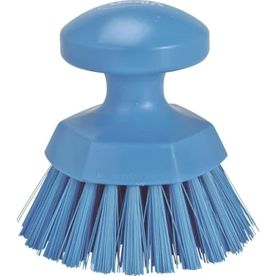 Image de Brosse à main ronde Vikan, dure, bleu, Vikan Convient aux l&#039;élevage d&#039;animaux
