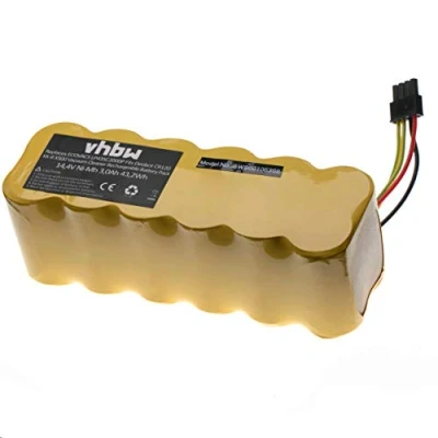 Image de vhbw 1x Batterie Compatible avec Ariete Briciola 2712, 2717 Robot électroménager (2000mAh, 14,4V, NiMH) Remplacement pour AT5186005100, LP43SC2000P