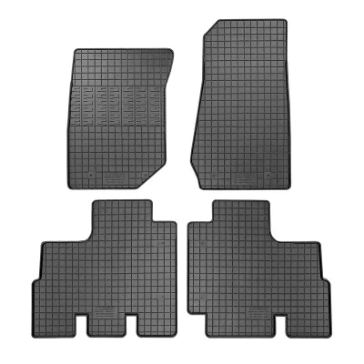 Image de AutoStyle CK RJE04 Ensemble de tapis sol caoutchouc avant et arrière 4 noir