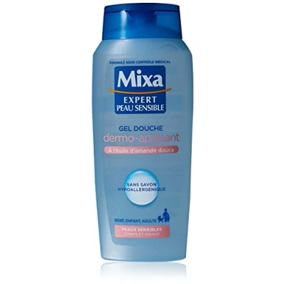 Image de Mixa Gel Douche Dermo Apaisant à l&#039;Huile d&#039;Amande Douce 1 Unité x 400 ml
