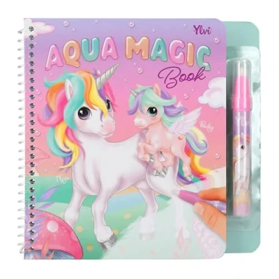 Image de Depesche 12802 Ylvi Aqua Magic Motifs de Princesses cachés, Livre créatif avec 5 Pages à colorier Nouveau et Un Crayon Eau, 0012802, Multicolor