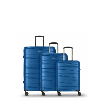Image de REDOLZ Essentials 10 Set de valises à Coque Dure 3 pièces en polypropylène léger Haute qualité 4 roulettes Doubles &amp; TSA pour Femmes Hommes