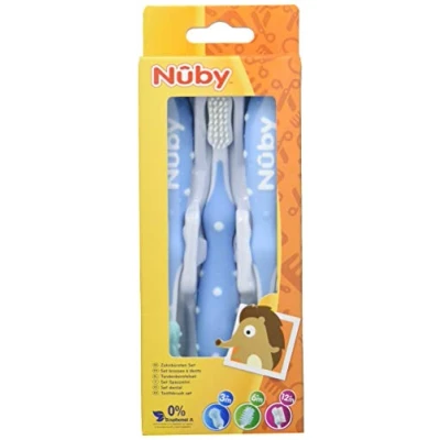 Image de Nuby™ Set Brosses à dents +3 mois