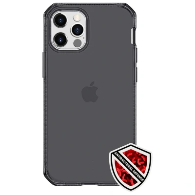 Image de Coque Renforcée iPhone 12 Pro Max Spectrum Clear Grise Itskins Neuf