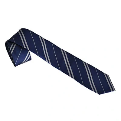 Image de Elbenwald Harry Potter Cravates design Serdaigle rayées pour hommes &amp; femmes 135 cm en boîte cadeau bleue