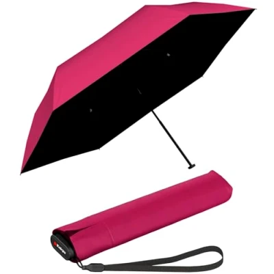 Image de Knirps US.050 Parapluie de poche ultra léger et fin manuel avec protection UV chaleur Love