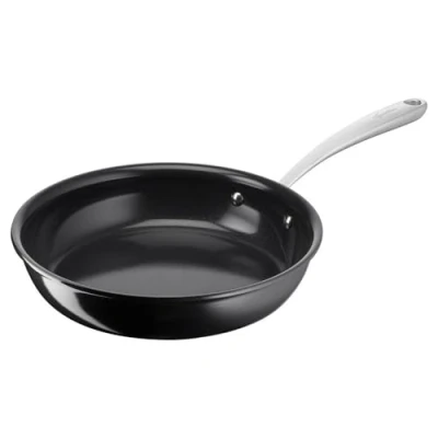 Image de Lagostina Desideria Poêle antiadhésive 24 cm avec revêtement titane anti rayures, cuisson rapide et uniforme, technologie Thermo Signal, adaptée à toutes les sources de chaleur, y compris induction
