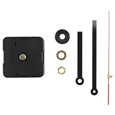 Image de AKAZI Quartz Mouvement Horloge Mecanisme Pieces de Rechange Bricolage Noir + Aiguilles