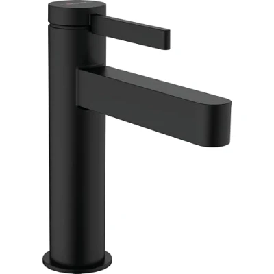 Image de hansgrohe Finoris Mitigeur de lavabo 110, bonde Push Open, noir mat, 76023670