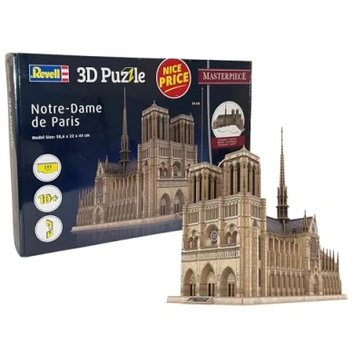 Image de Revell 3D Puzzles Puzzle 00190 Notre Dame de Paris à Construire, 190, Pierre