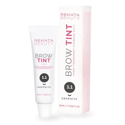 Image de Renata Beauty Teinture Sourcil Coloration Premium 15 ml de Personnalisable et Durable 4 Semaines Colorant Doux Sûr 3 Couleurs Possibles [Graphite]
